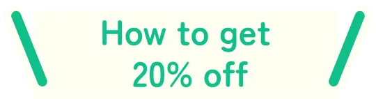 How to get 20% off