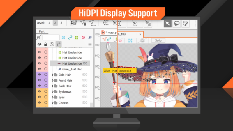 HiDPI display support