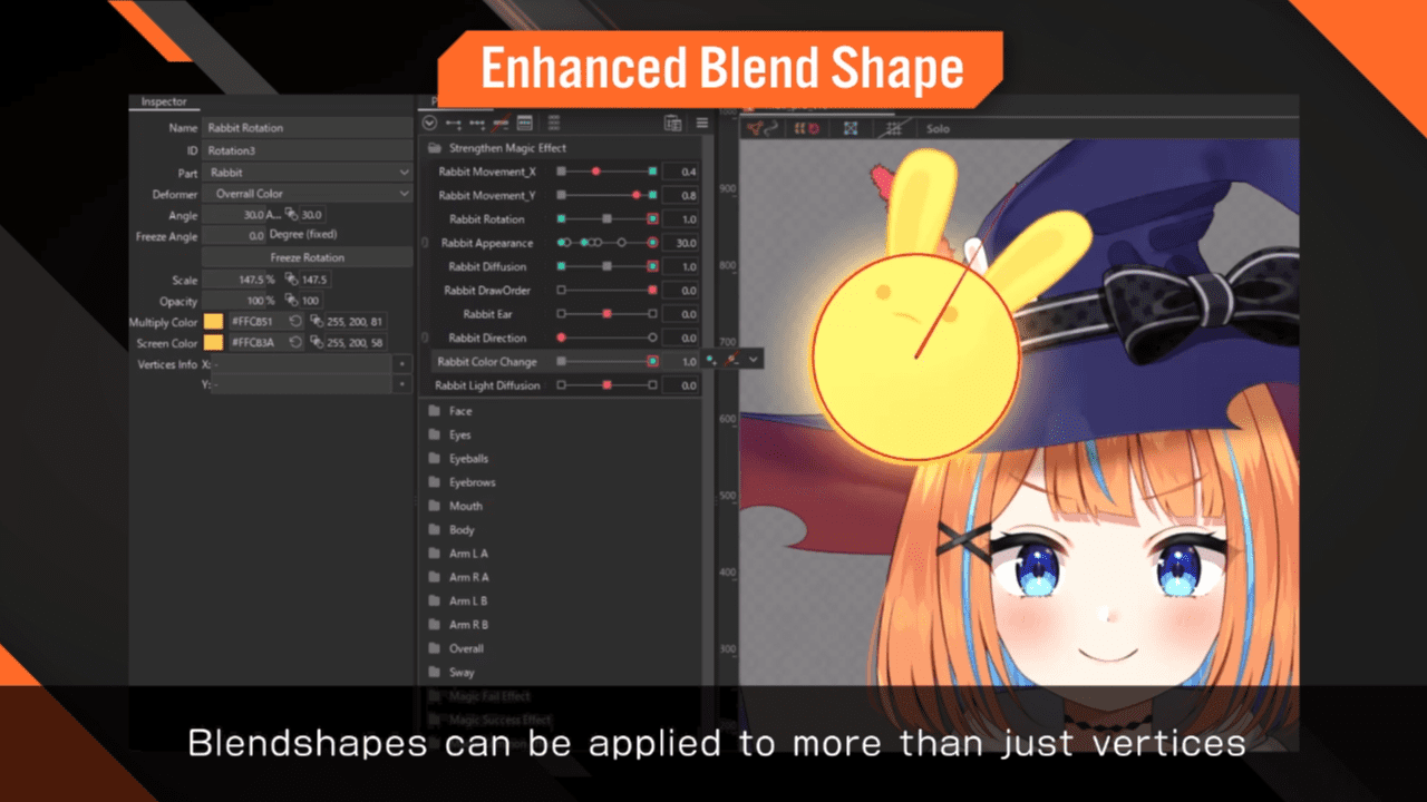 Enhanced Blend Shape