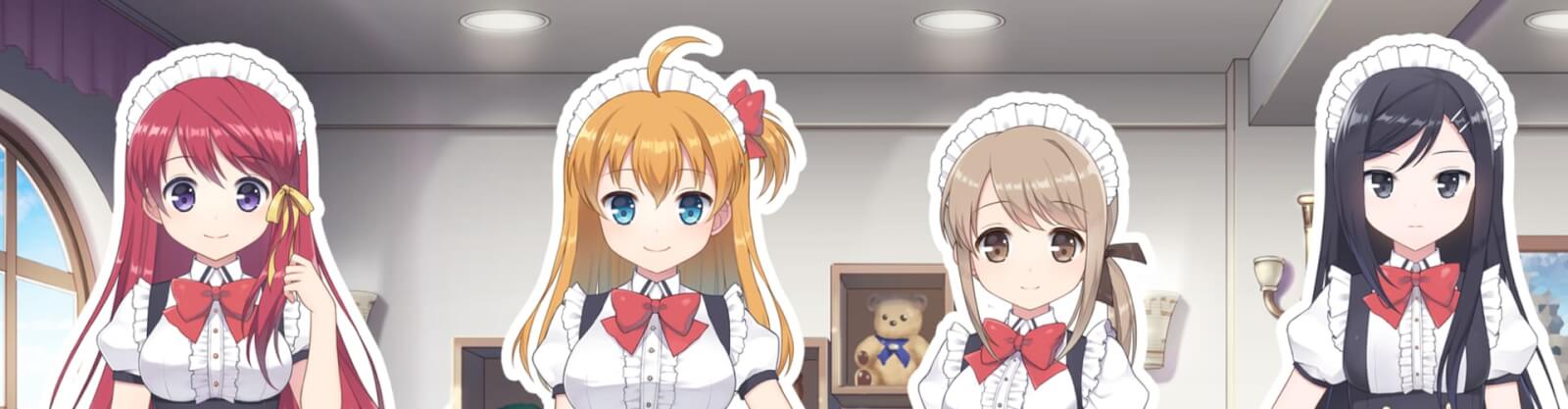 Game set in a maid café that is currently under development