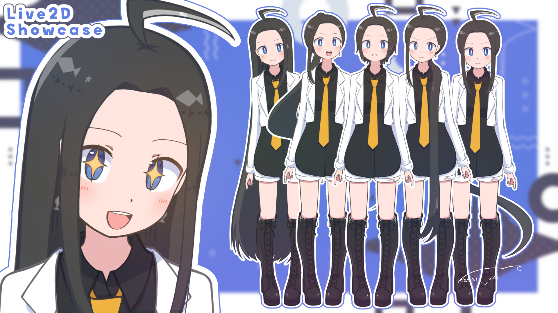 水族館女子のこだわりLive2Dモデル！